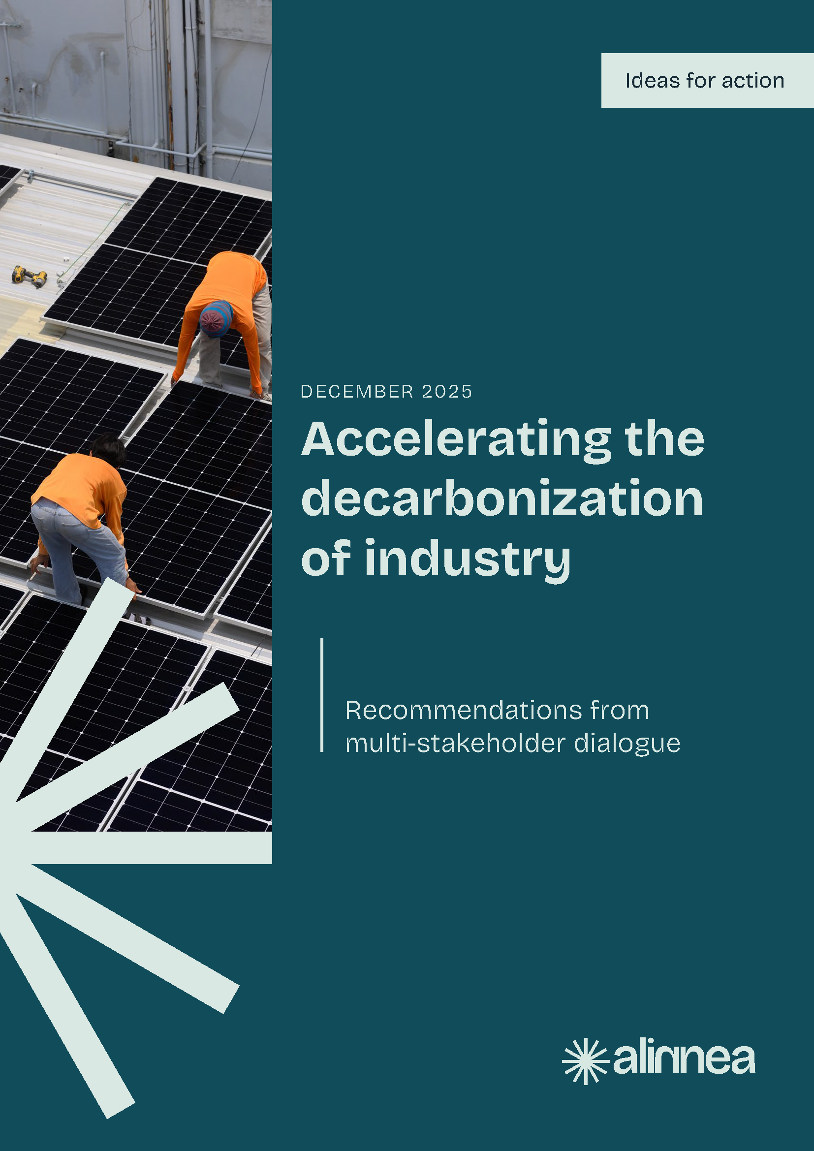 Accelerating the decarbonization of industry - Alinnea